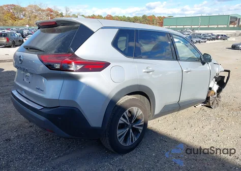 2021 Nissan Rogue Sv Intelligent Awd из США, поврежденный, VIN JN8AT3BBXMW213475